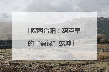 陕西合阳：葫芦里的“福禄”乾坤