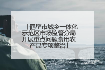 鹤壁市城乡一体化示范区市场监管分局开展重点问题食用农产品专项整治