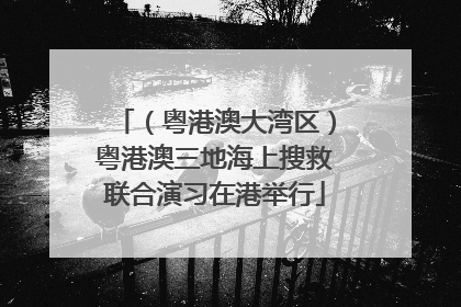 （粤港澳大湾区）粤港澳三地海上搜救联合演习在港举行
