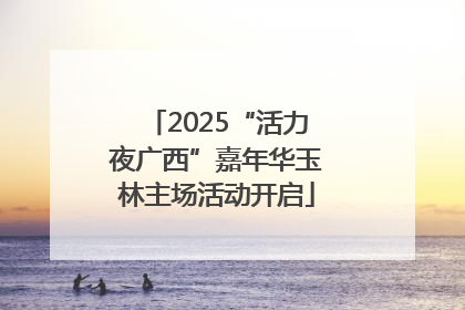 2025“活力夜广西”嘉年华玉林主场活动开启