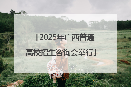 2025年广西普通高校招生咨询会举行