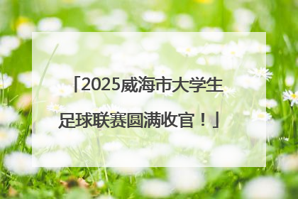 2025威海市大学生足球联赛圆满收官！